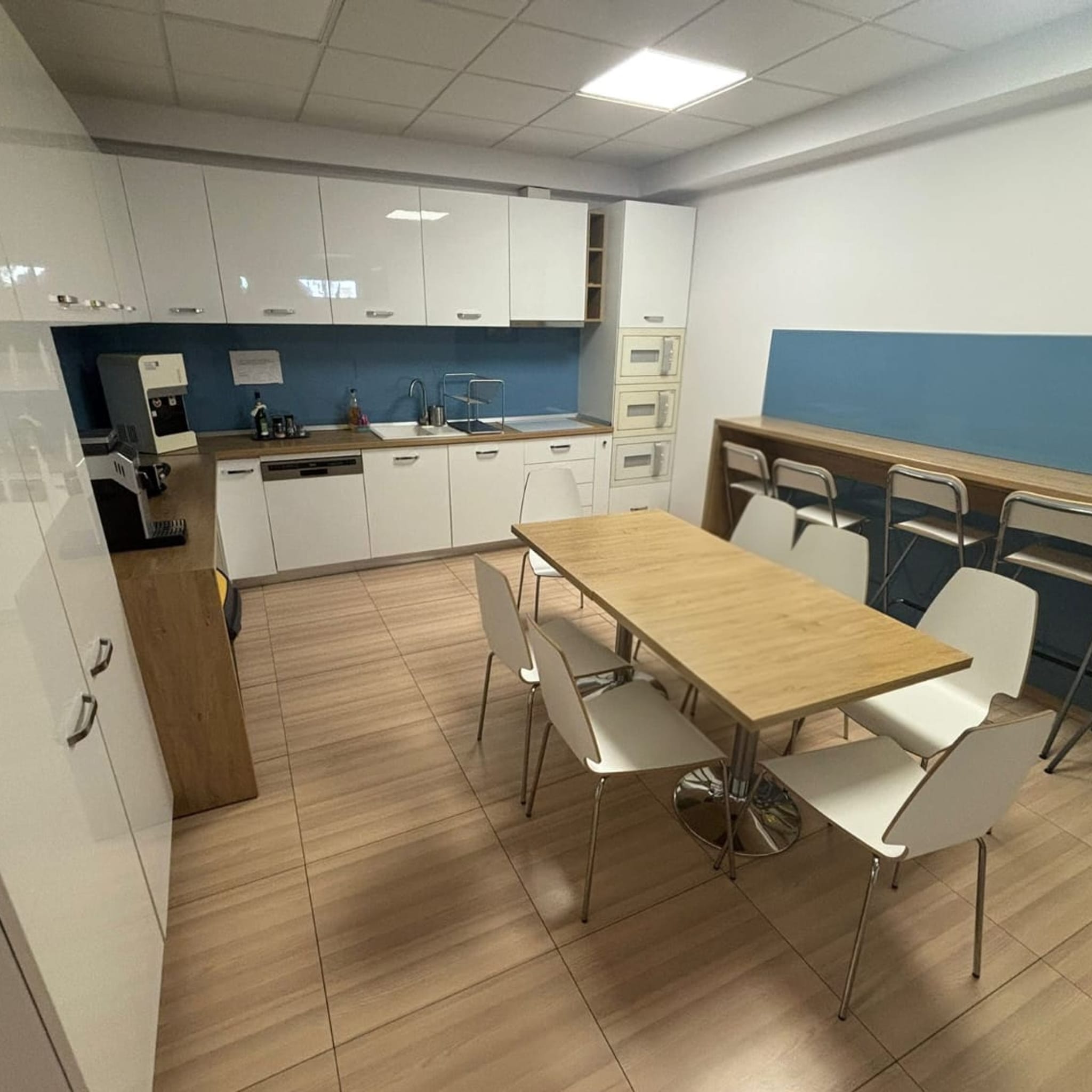 Coworking lounge area