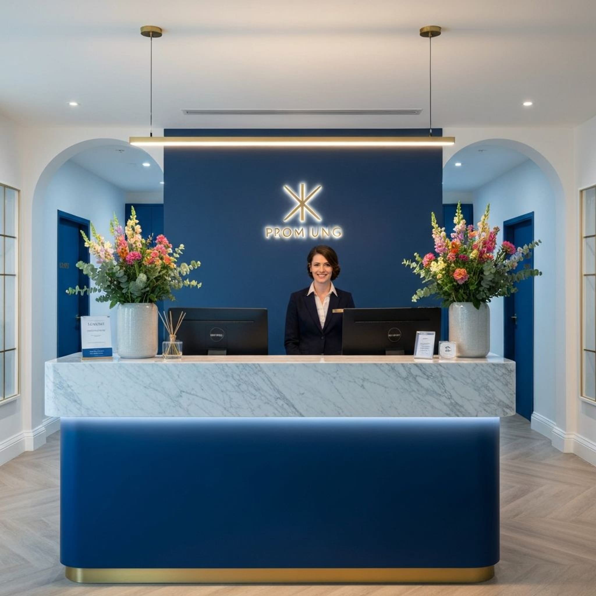 Reception area